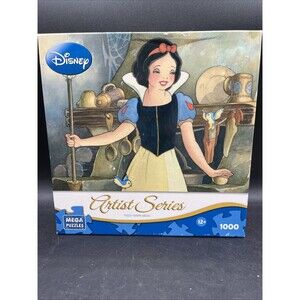 2012 Disney Artist Series Snow White Portrait Of Innocence 1000 Pc Puzzle (MEGA)